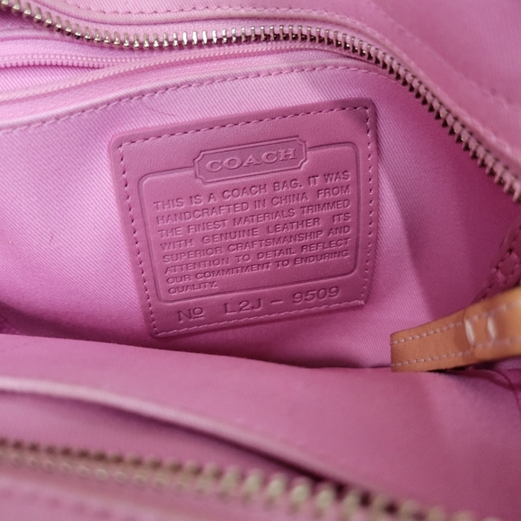 Vintage Coach Mini Soho Canvas and Leather Tote - Picture 9 of 14